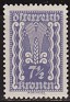 Austria 1922 Symbols 7 1/2 K Violet Scott 256. Austria 256. Uploaded by susofe